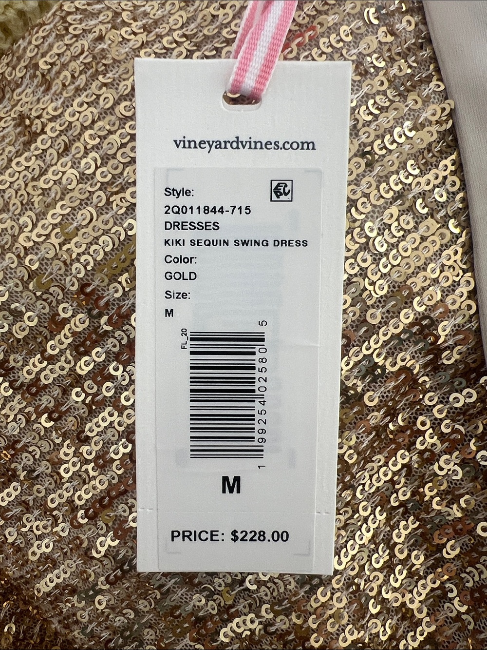VINEYARD VINES ๐ณ โKikiโ Sequence Mini Dress - Picture 9 of 9